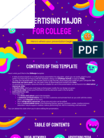 Advertising Major For College Purple Variant
