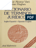 Diccionario de Términos Jurídicos - Inglés - Español, Spanish-English - Alcaraz Varó, Enrique