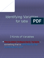 Identifying Variables