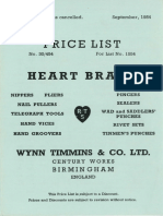Wynn Timmins and Co Price List No 30-454