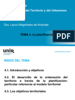 Tema 4 - La Planificación Territorial (I)