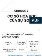 2. Cơ Sở Hóa Học Của Sự Sống