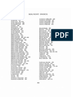 SOLVENT INDEX - 1969 - Chemical Reactions in Solvents and Melts