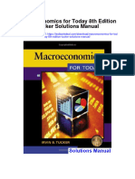 Macroeconomics For Today 8th Edition Tucker Solutions Manual