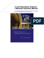 Production and Operations Analysis 6th Edition Nahmias Solutions Manual
