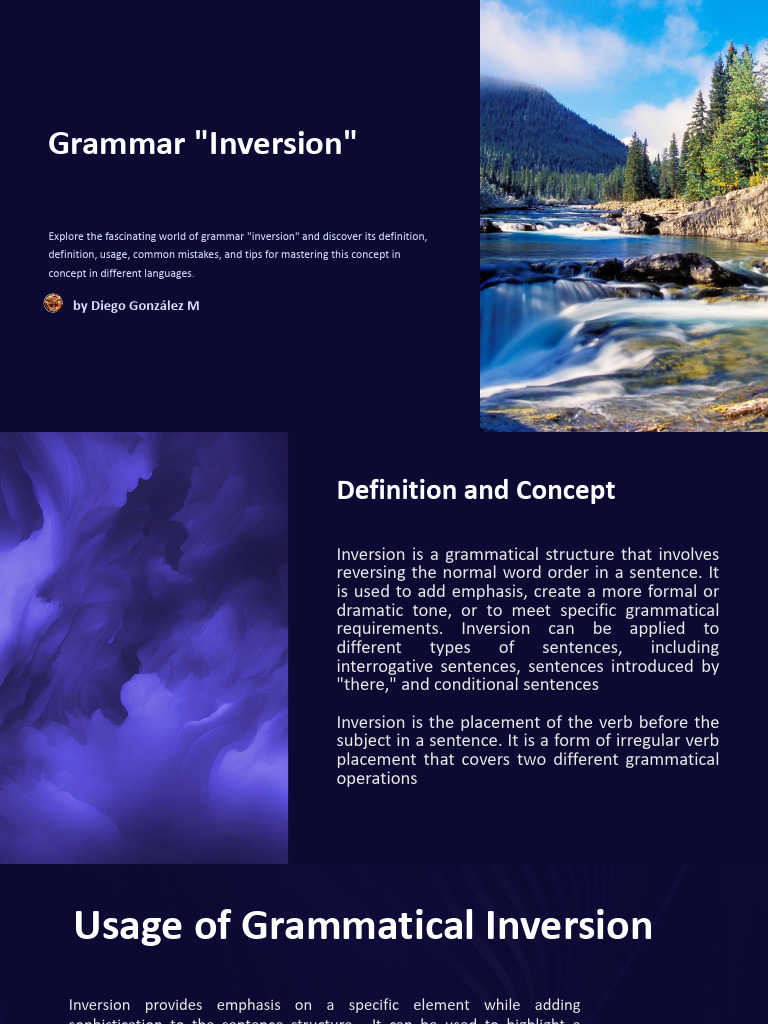 Grammar Inversion | PDF