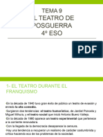 Tema 9 - El Teatro de Posguerra