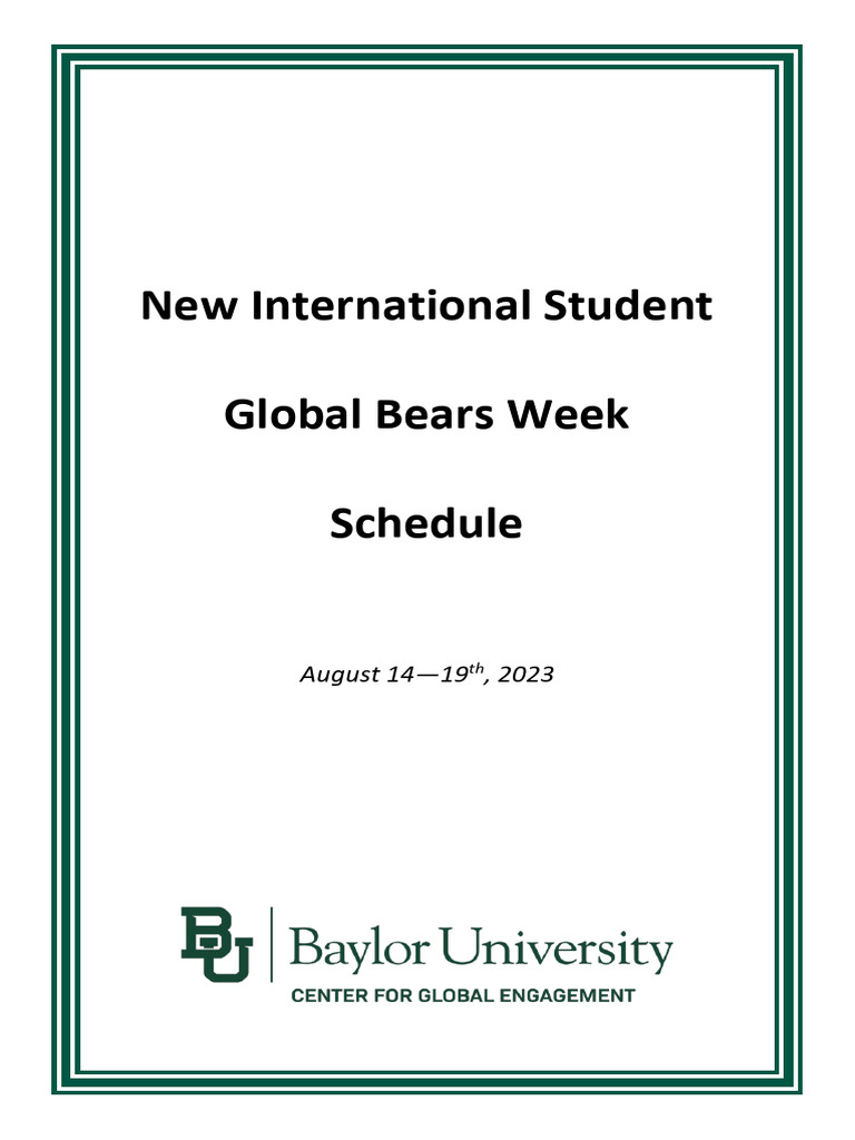 Fall 2023 gbw student schedule pdf 1 pdf