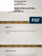 Bronquitis Aguda y Crónica