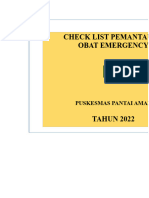 Checklist Obat Emergency