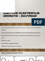 Subtitusi Elektrofilik Aromatik Sulfonasi