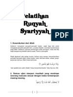 Pelatihan Ruqyah Syariyyah