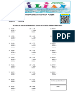 Soal Penjumlahan Bersusun Pendek Level 6 Lembar A