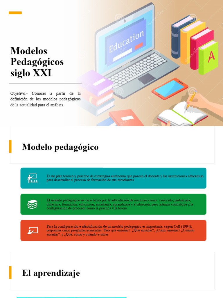 3 Modelos Pedagógicos Siglo XXI | PDF | Aprendizaje | Pedagogía