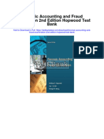 Forensic Accounting and Fraud Examination 2nd Edition Hopwood Test Bank