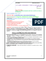 Ficha Complematiria O3 - La Materia Viva y Sus Características - 3ro A & B