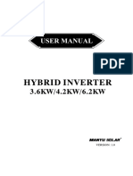 User Manual（on & off grid) 3.6-6.2KW -327-100015-09G(2)