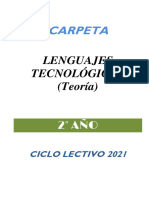 Lenguajes Tecnológicos 2° (Teoría)