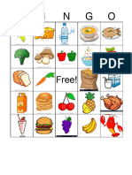 Food Bingo