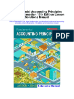 Fundamental Accounting Principles Volume 2 Canadian 15th Edition Larson Solutions Manual