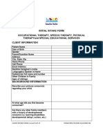 Initial Intake Form