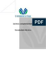 Lectura Complementaria Vocabulario Tecnico