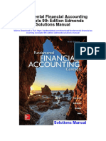 Fundamental Financial Accounting Concepts 9th Edition Edmonds Solutions Manual