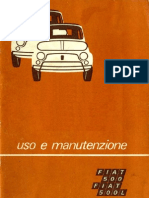 User Manual Fiat 500 (Italian)