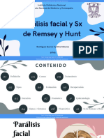 Parálisis Facial y SX de Ramset y Hunt