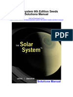 Solar System 9th Edition Seeds Solutions Manual