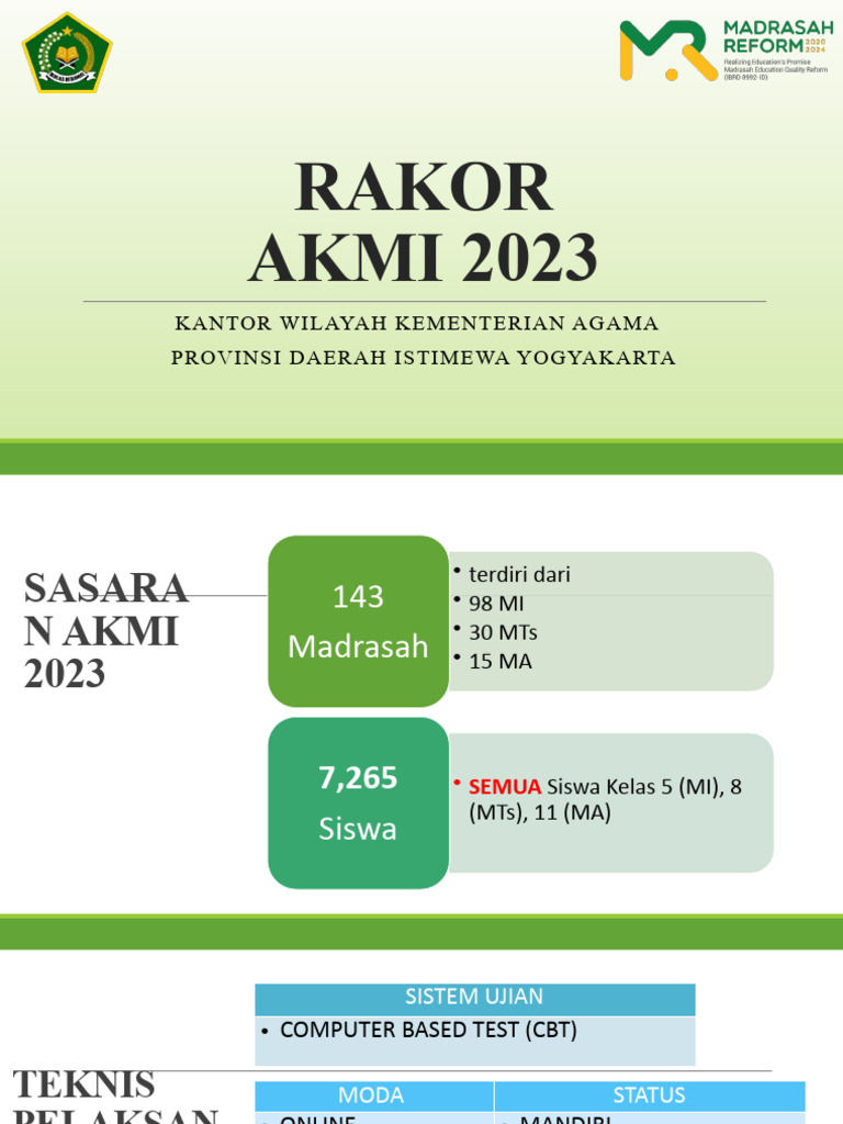 Teknis Akmi 2023 | PDF
