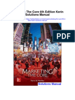 Marketing The Core 6th Edition Kerin Solutions Manual