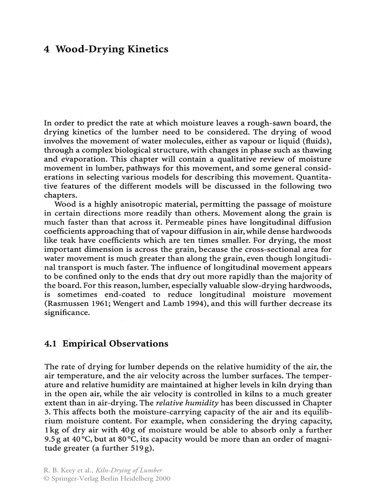 01 Keeyetal 2000 Wood Drying PDF Wood Diffusion