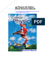 College Physics 4th Edition Giambattista Solutions Manual