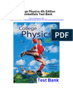 College Physics 4th Edition Giambattista Test Bank