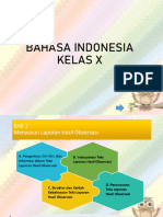 Slide BDR Bahasa Indonesia KLS X - BAB 1.a