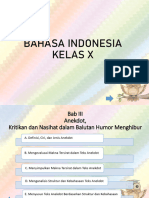 Slide BDR Bahasa Indonesia KLS X - BAB 3