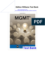 MGMT 9th Edition Williams Test Bank