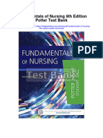 Fundamentals of Nursing 9th Edition Potter Test Bank
