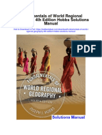 Fundamentals of World Regional Geography 4th Edition Hobbs Solutions Manual