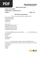 BT0062-Fundamentals of IT Model Question Paper