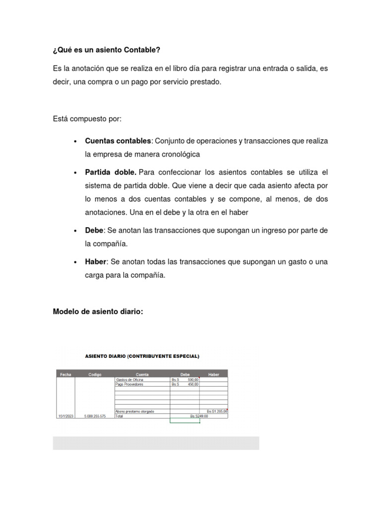 Guía de Asientos Contables Básicos | PDF | Contabilidad | Economias
