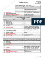 May Biv - Annex R - Suggested Equipment Checklist