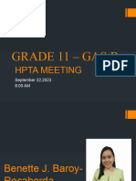 HPTA MEETING Presentation