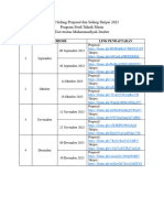 Jadwal Sidang Proposal Dan Sidang Skripsi 2023