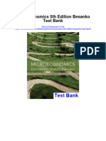 Microeconomics 5th Edition Besanko Test Bank
