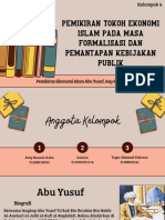 Sejarah Pemikiran Ekonomi Islam