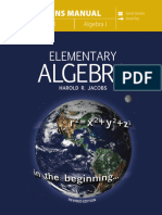 A Look Inside - Elementary Algebra (Solutions Manual)