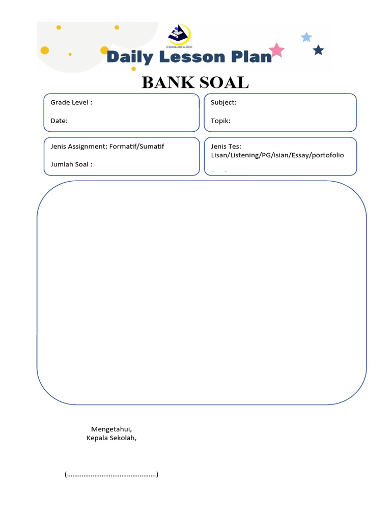 Daily Lesson Plan | PDF | Karier & Perkembangan | Seni
