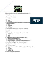 Kumpulan Soal Klasifikasi M. Hidup